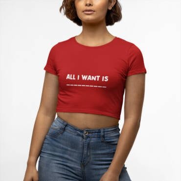 I Want Space Crop Top