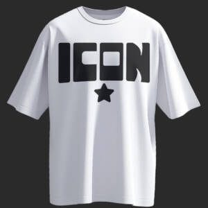 ICON White Tee - Allu Arjun