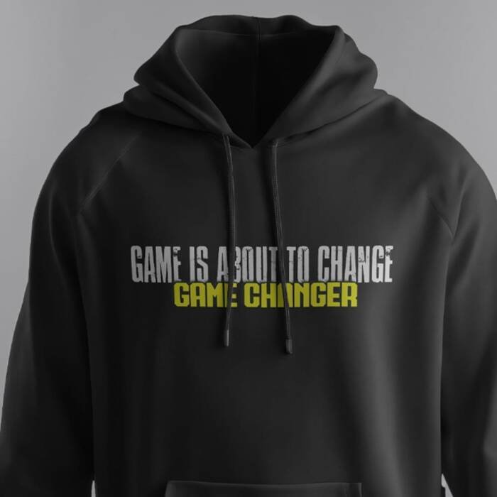 Game Changer Black Hoodie