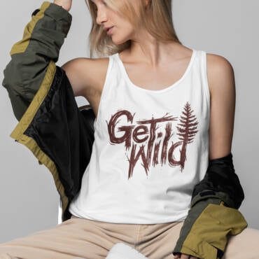 Get Wild Graphic Tank Top