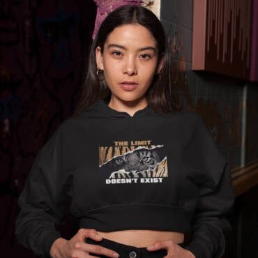 The Limit Doesn't Exist Cropped Hoodie