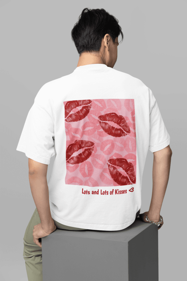 Lots and Lots of Kisses- Kloch White Valentine's Day T-Shirt