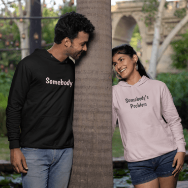 "Somebody & Somebody's Problem" Couple Hoodies - Kloch Valentine's Day Collection