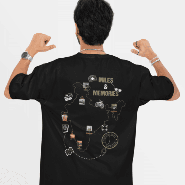 Personalized Black T-Shirt with Custom Travel History Design – Perfect for Travel Lovers & Globetrotters