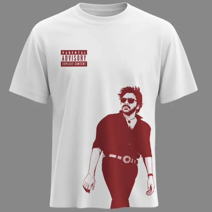 White OG Inspired Unisex T-Shirt with Parental Advisory Explicit Content print – Kloch Fanwear