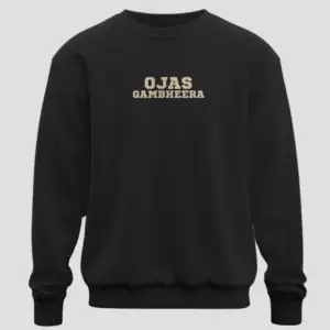 OG Ojas Gambheera Unisex Sweatshirt with minimal chest print.