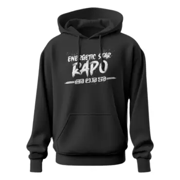 Black Andhra King Taluka Unisex Hoodie inspired by Ram Pothineni – Energetic Star RAPO graphic – Premium 300 GSM Cotton
