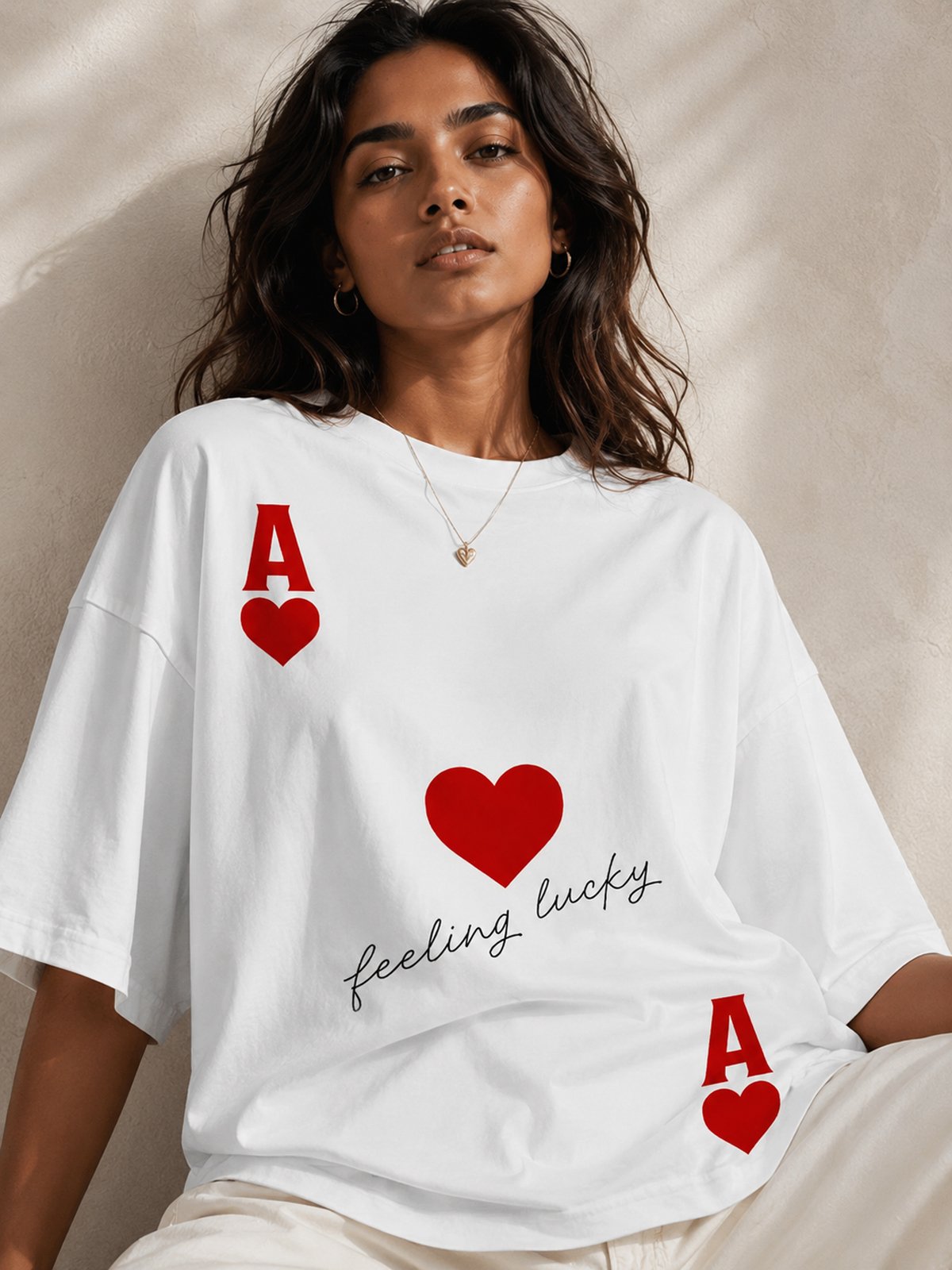 Feeling Lucky Ace Heart | Valentine’s Day T-Shirt