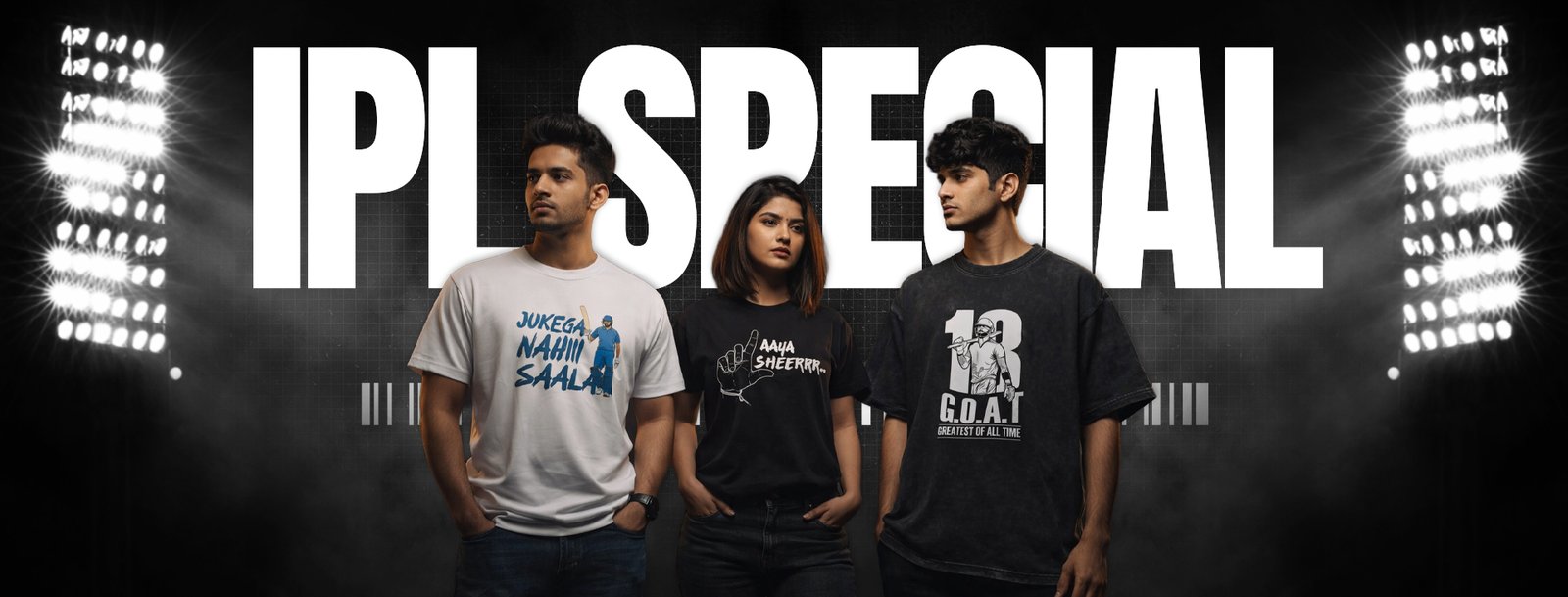 IPL T-Shirts, SRH T-Shirts, RCB T-Shirts, MI T-Shirts, CSK T-Shirts, Virat Kohli T-Shirts