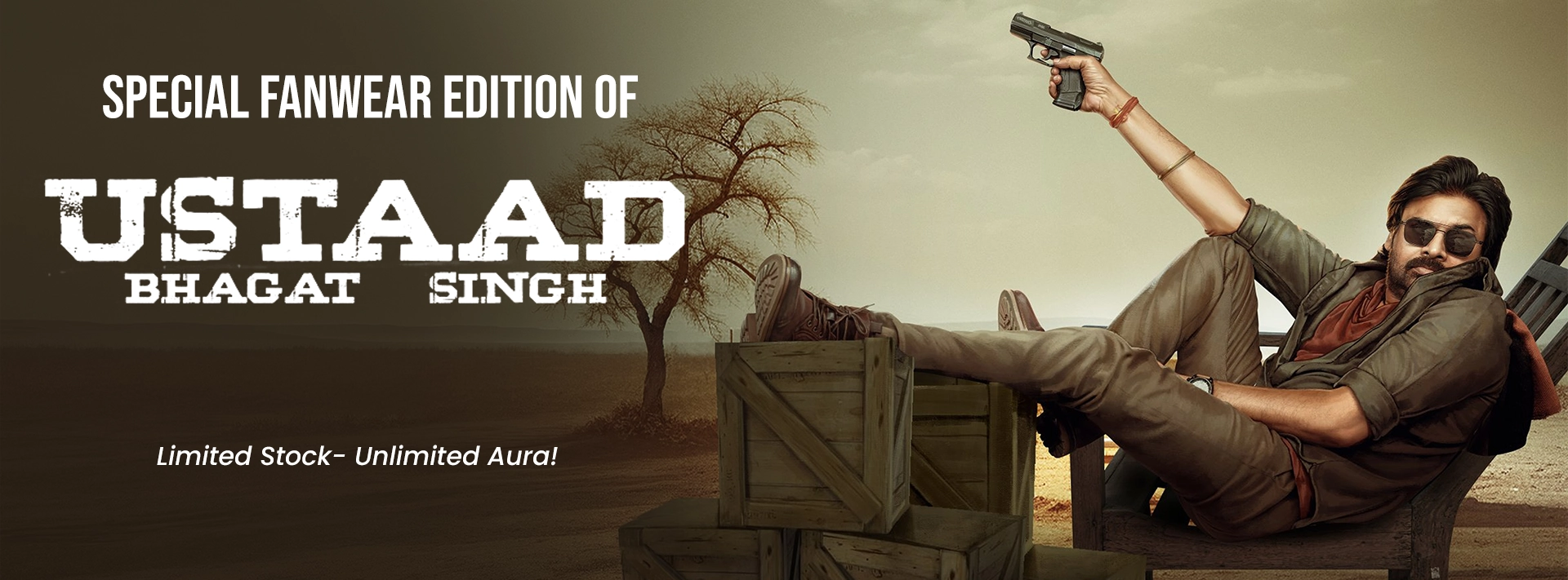 Ustaad Bhagat Singh T-Shirts ; Pawan Kalyan T-Shirts